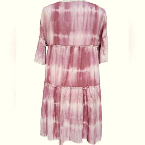 BOHO TIE DYE TIERED DRESS - Picture 8 of 11